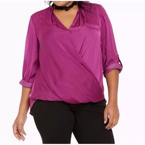 Torrid purple blouse women’s plus size 1x